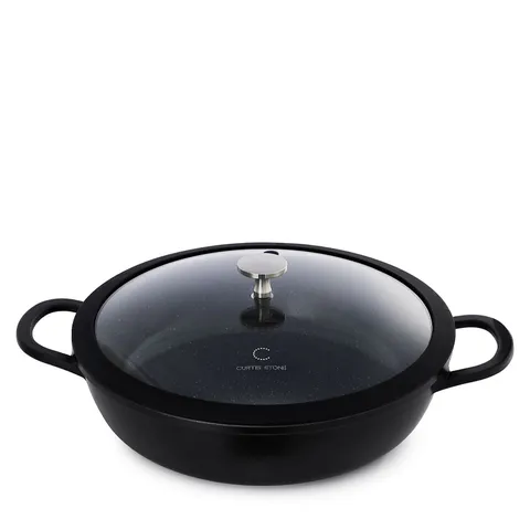 CURTIS STONE CAST ALUMINUM 3.8L MULTIFUNCTION PAN WITH SILCONE HANDLES