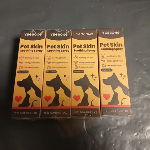 LOT OF 8 SEALED YEGBONG PET SKIN SOOTHING SPRAYS