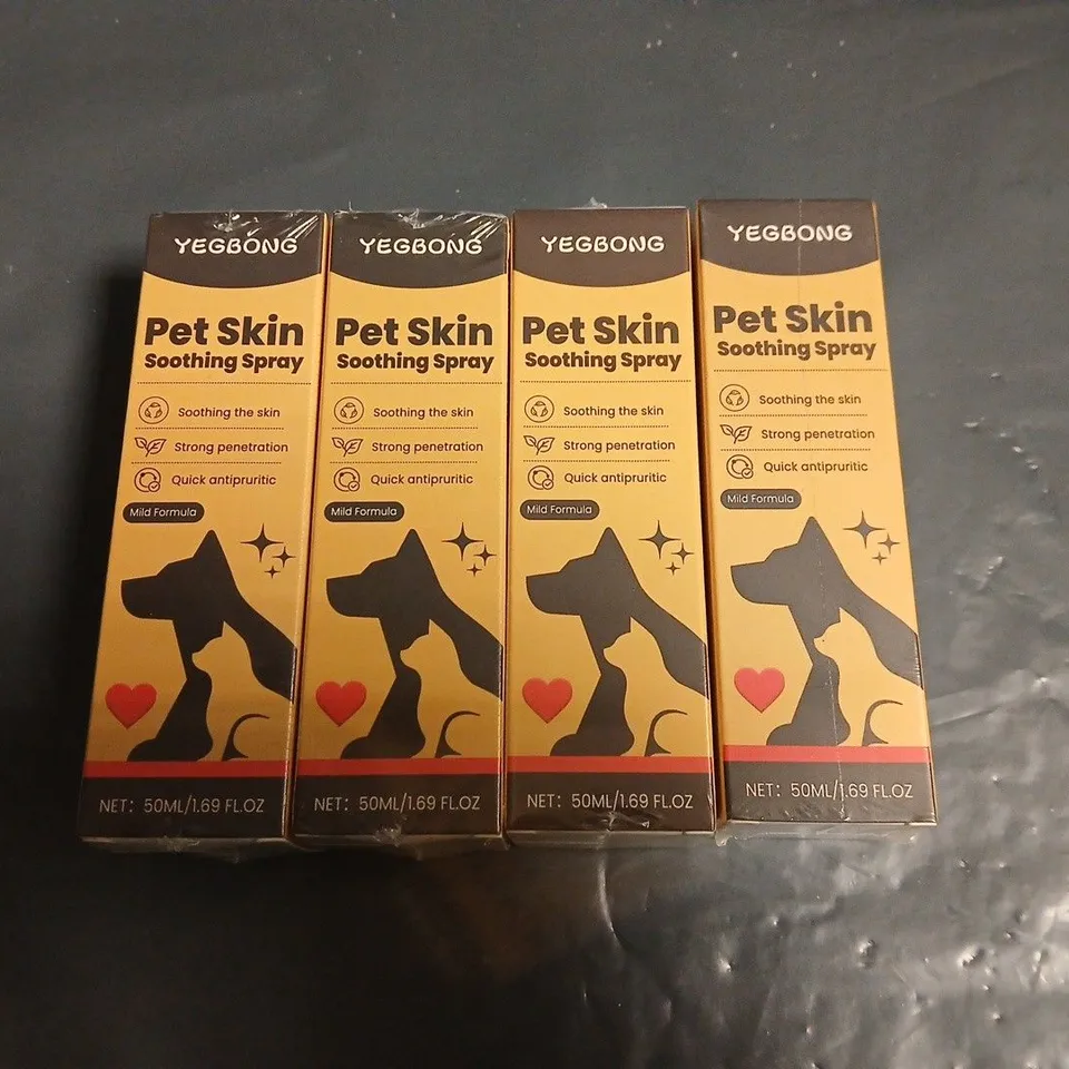 LOT OF 8 SEALED YEGBONG PET SKIN SOOTHING SPRAYS