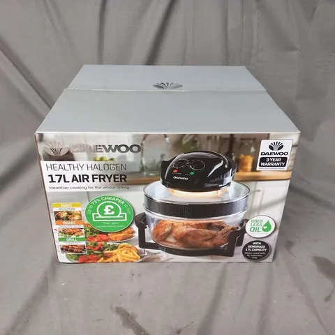 BRAND NEW BOXED DAEWOO HEALTHY HALOGEN 17L AIR FRYER 