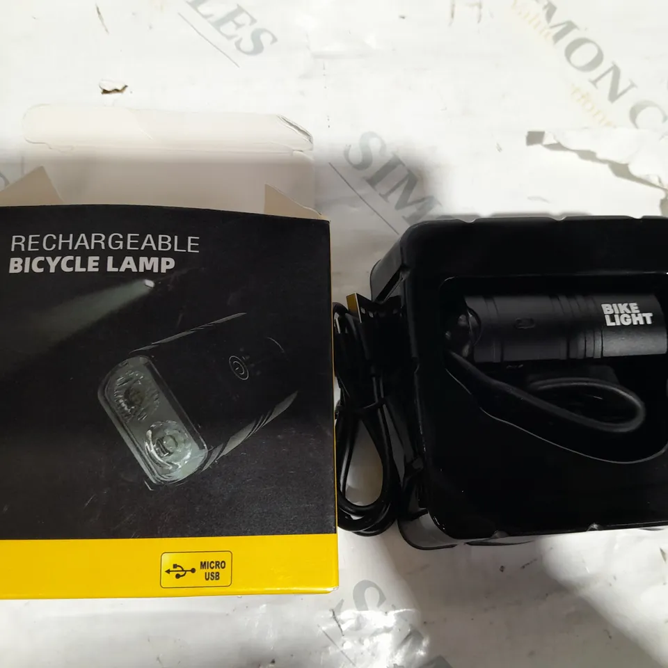 RECHARGEABLE BICYCLE LAMP