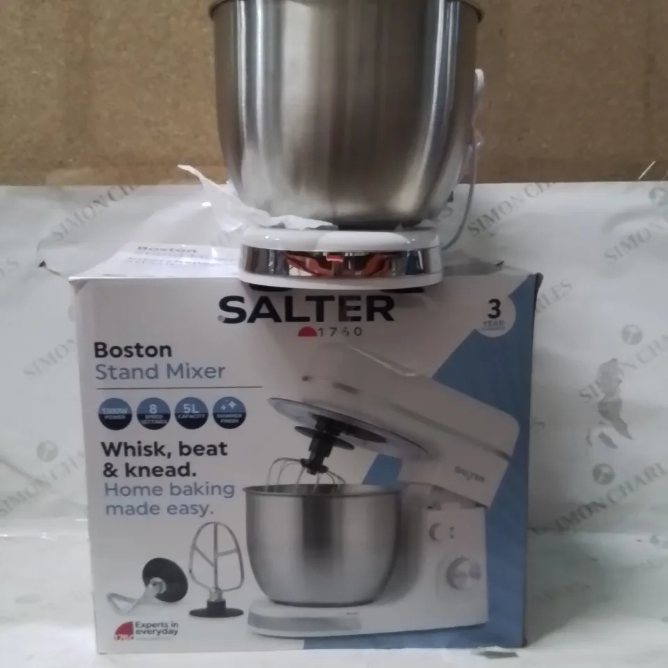 BOXED SALTER BOSTON STAND MIXER