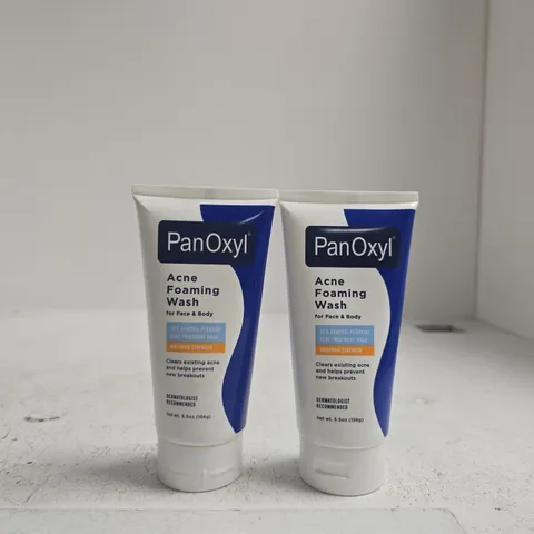 PANOXYL ACNE FOAMING WASH FOR FACE & BODY – 2 X 156G (5.5 OZ)