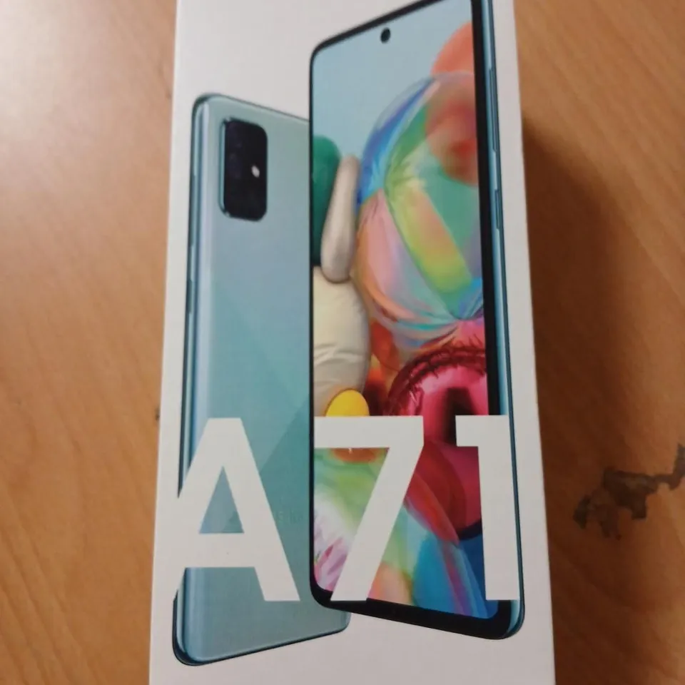SAMSUNG GALAXY A71 SMARTPHONE – DUAL SIM – BOXED WITH USB-C CHARGING CABLE