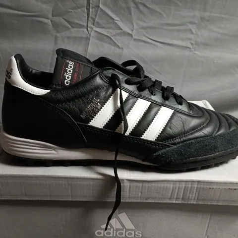 BOXED PAIR OF ADIDAS MUDIAL TEAM TF TRAINERS - UK SIZE 11