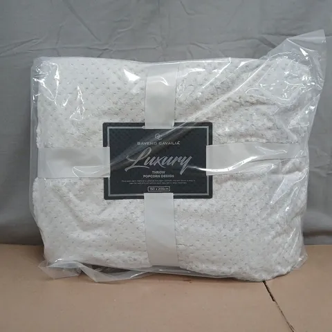 GAVENO CAVAILIA LUXURY THROW – POPCORN DESIGN, 150 X 200 CM