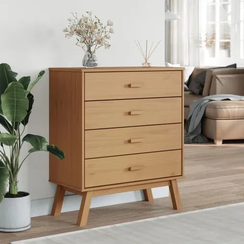 BOXED NANCEE 4-DRAWER CHEST OF DRAWERS (1 BOX)