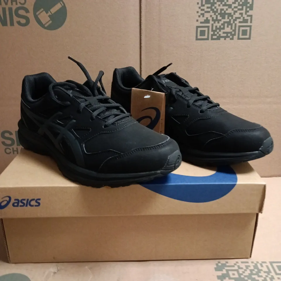 ASICS GEL-MISSION 3 MEN'S RUNNING SHOES - BLACK/CARBON, UK 8.5