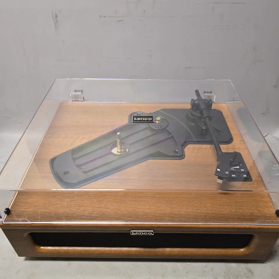 BOXED LENCO LS-410WA TURNTABLE AND BLUETOOTH RECEPTION 