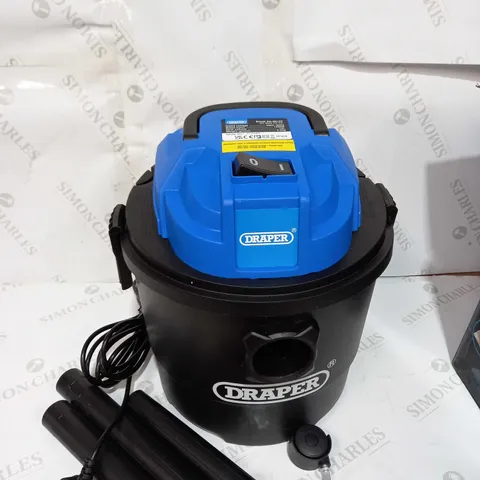 DRAPER 90107 230V 1250W 15L WET AND DRY VACUUM CLEANER