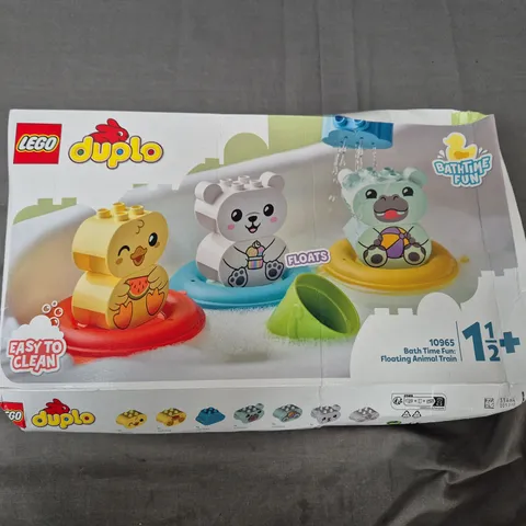 BOXED LEGO DUPLO BATH TIME FUN: FLOATING ANIMAL TRAIN - 10965