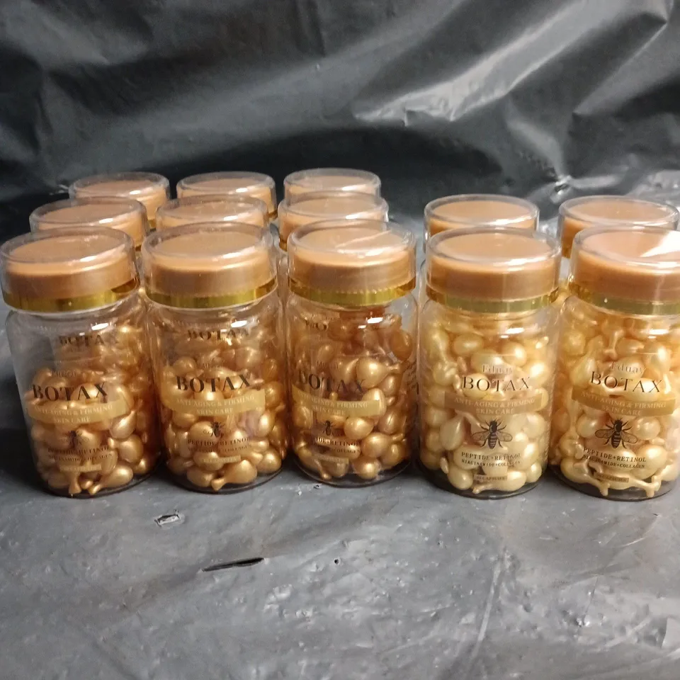 APPROXIMATELY 13 BOTTLES OF BOTAX SKINCARE ANTI-AGING CAPSULES