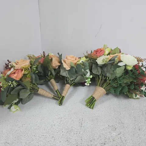 ARTIFICIAL FLOWER BOUQUETS – SET OF 4