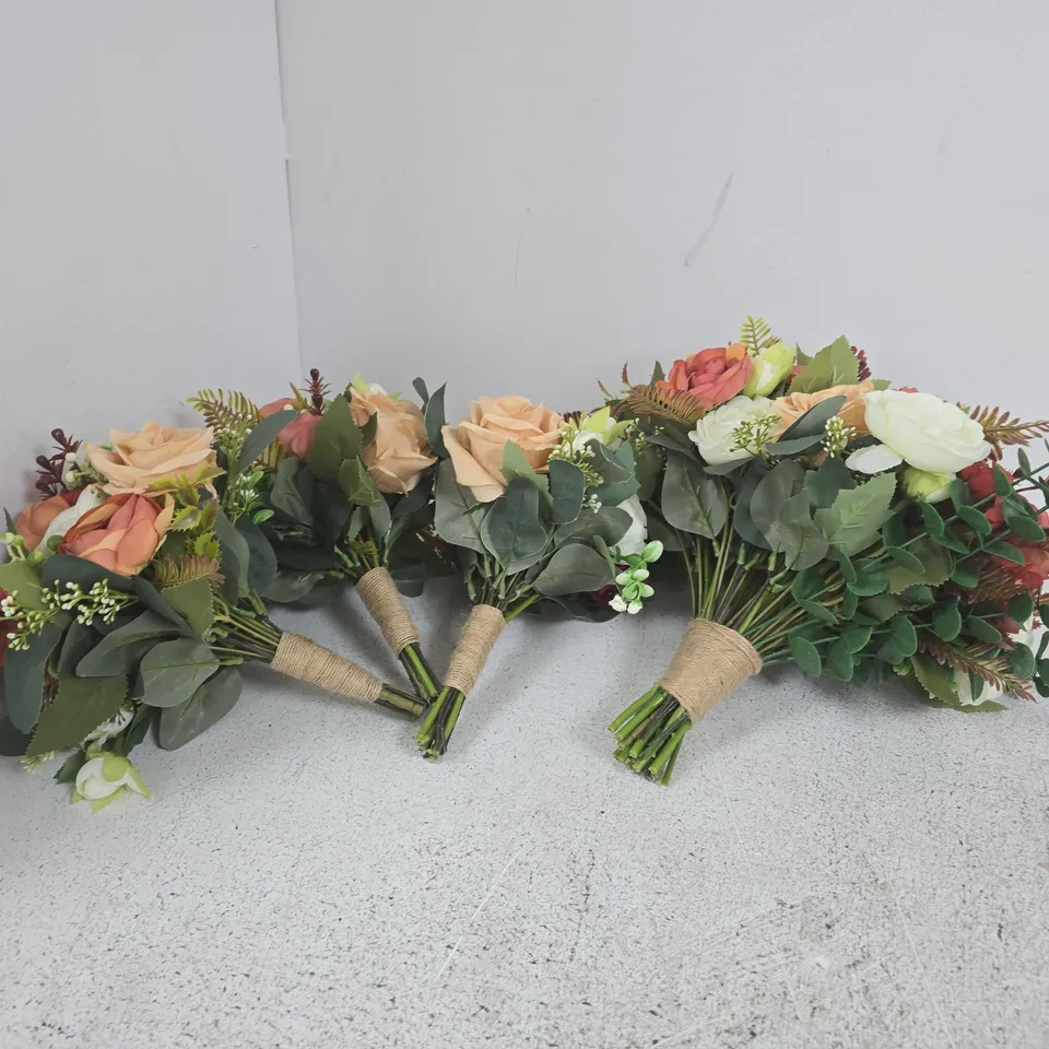 ARTIFICIAL FLOWER BOUQUETS – SET OF 4