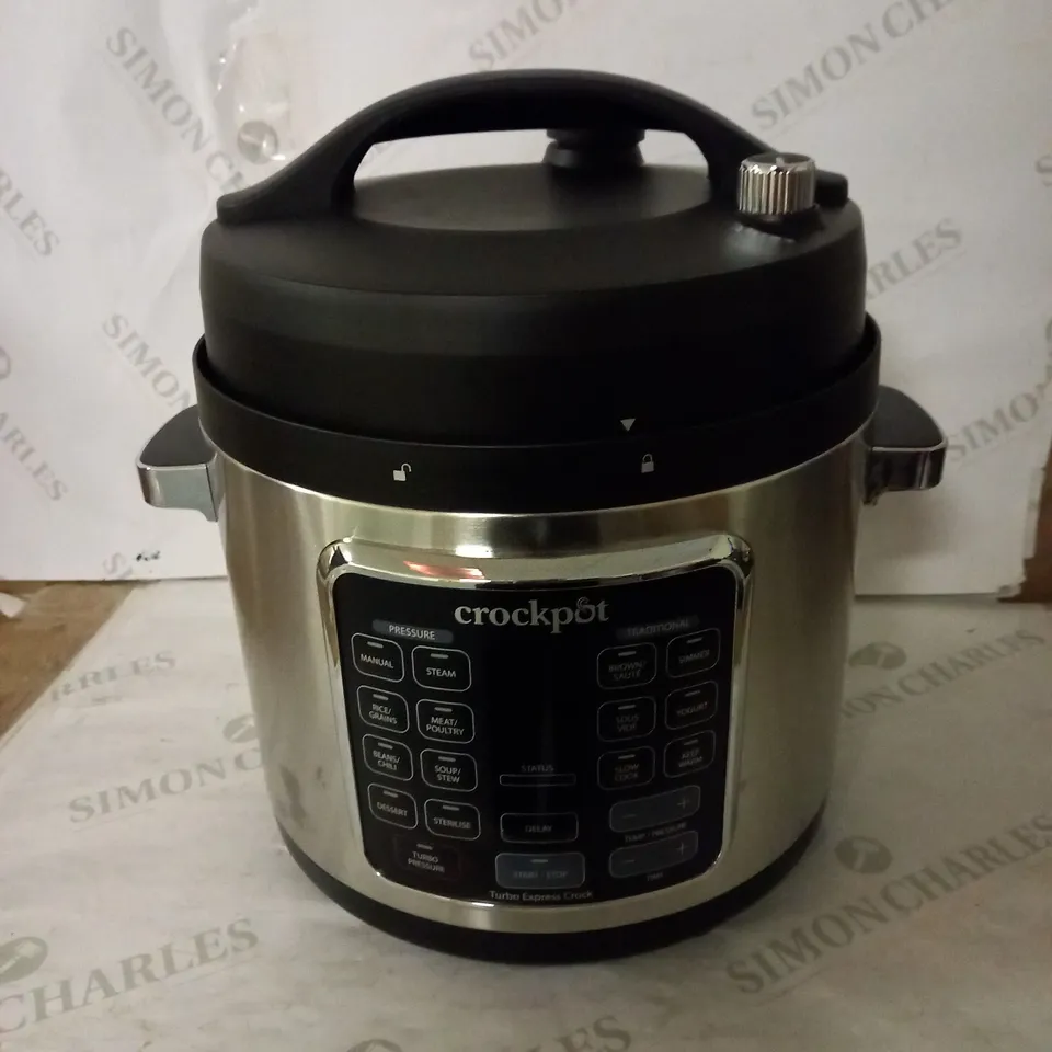 CROCKPOT TURBO EXPRESS PRESSURE MULTICOOKER