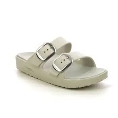 SKECHERS FOAMIES ARCH FIT SANDALS NEUTRAL SIZE 6