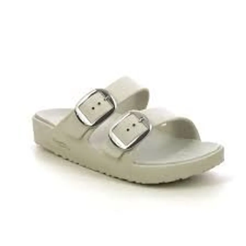 SKECHERS FOAMIES ARCH FIT SANDALS NEUTRAL SIZE 6