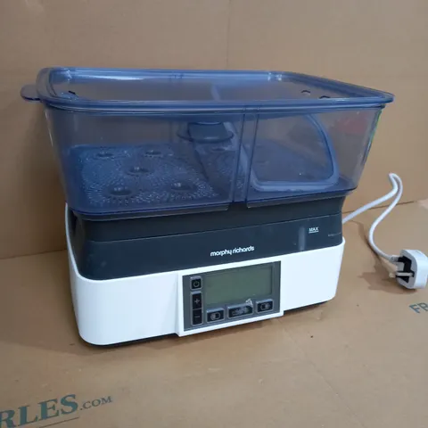 MORPHY RICHARDS INTELLISTEAM COMPACT FOOD STEAMER