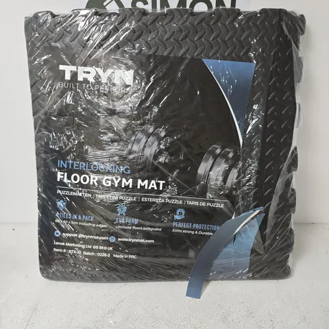 TRYN INTERLOCKING FLOOR GYM MAT (4 PACK)