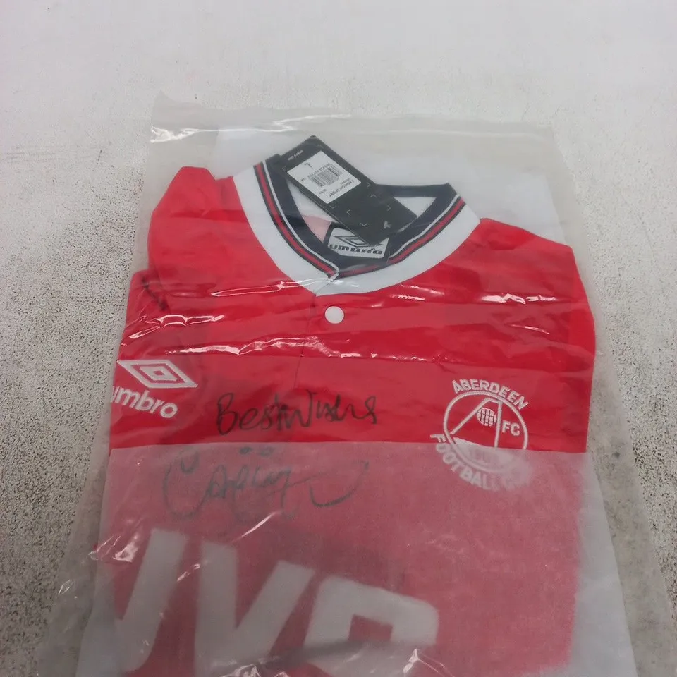 ABERDEEN HOME FOOTBALL TOP SIZE L