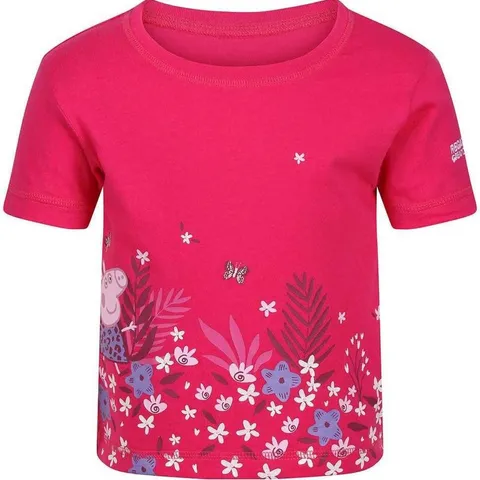 REGATTA PEPPA PIG PRINTED SHORT SLEEVE T-SHIRT - PINK 36-48M