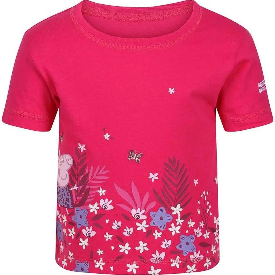 REGATTA PEPPA PIG PRINTED SHORT SLEEVE T-SHIRT - PINK 36-48M