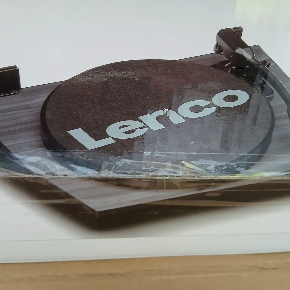BOXED LENCO LS-301BK TURNTABLE