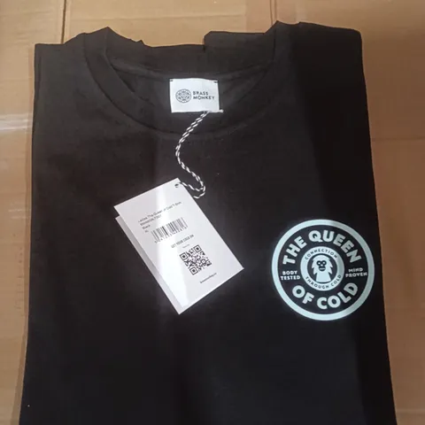 BOX OF BRASS MONKEY T-SHIRTS - BLACK SIZE XL APPROXIMATELY 7