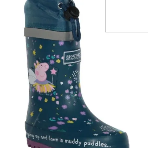 REGATTA BABY RAIN BOOTS PEPPA PIG GULFS FANTASY SIZE CHILDS 13