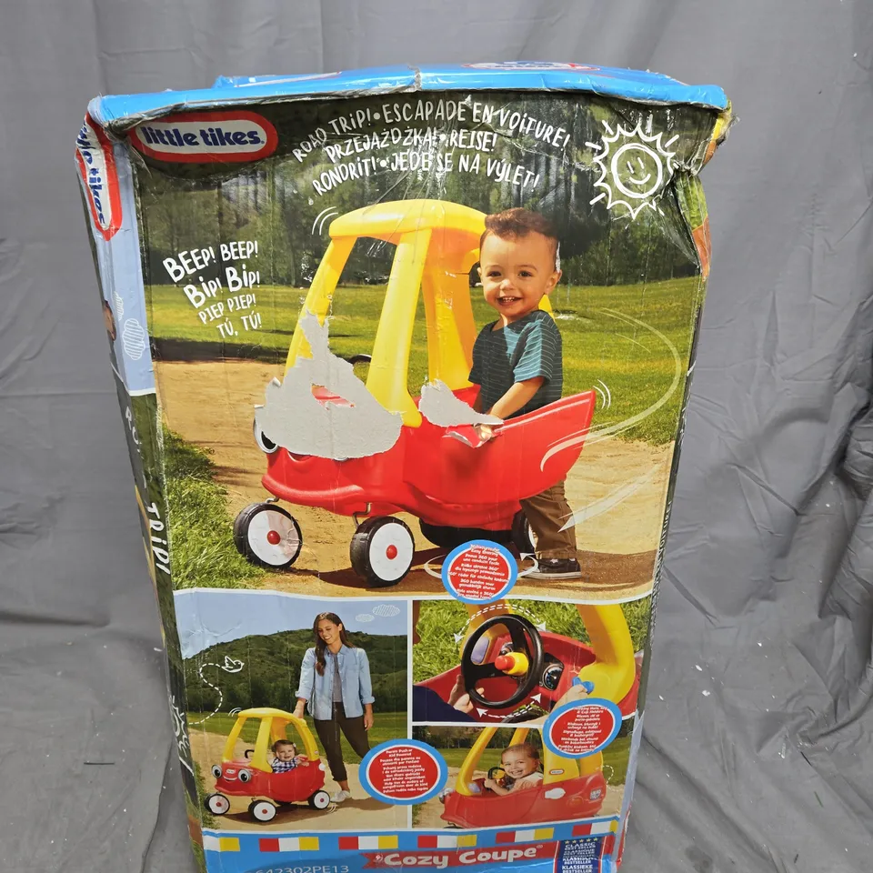 BOXED LITTLE TIKES COZY COUPE - COLLECTION ONLY