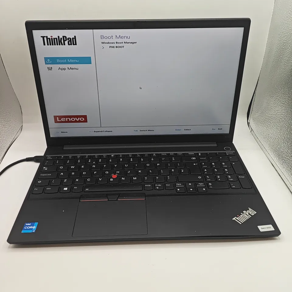 UNBOXED LENOVO THINKPAD E15 GEN 2 INTEL I-7 LAPTOP IN BLACK