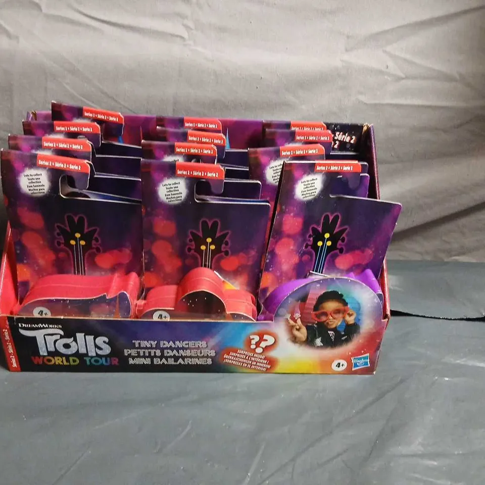 TROLLS WORLD TOUR TINY DANCERS SERIES 2 MYSTERY MINI BALLERINAS SET OF 12