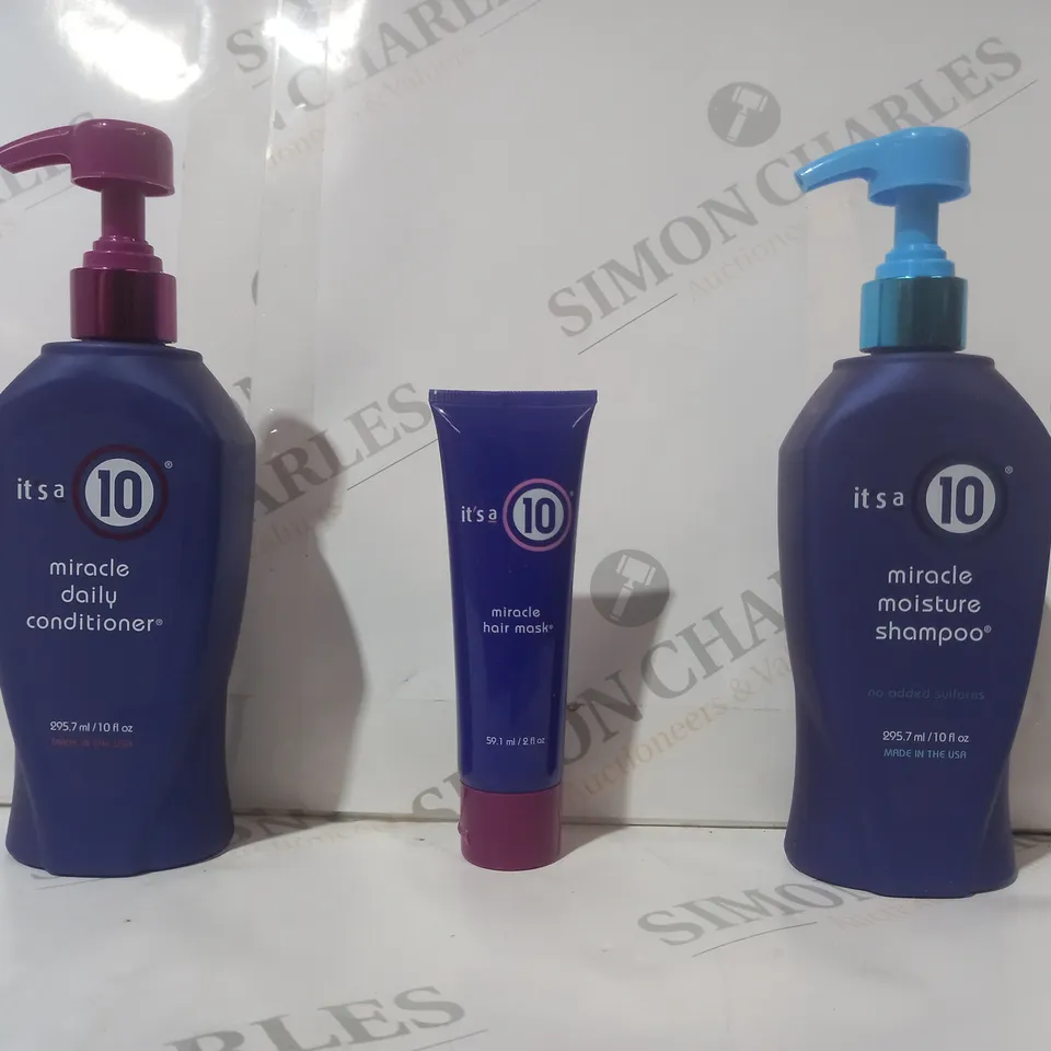 BOXED IT'S A 10 MIRACLE DAILY 3 PIECE COLLECTION