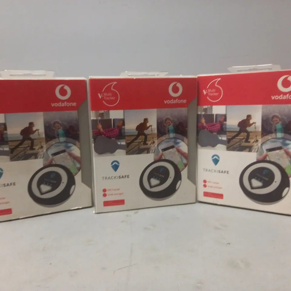 3 BOXED VODAFONE TRACKISAFE GPS TRACKER