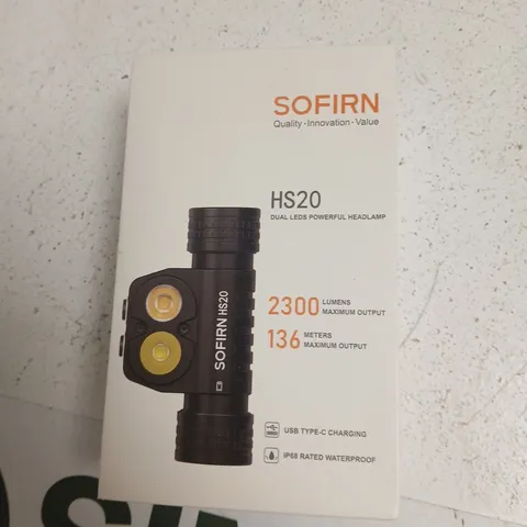 SOFIRN HS20 DUAL-LED HEADLAMP – 2300 LUMENS, 136M BEAM, USB-C CHARGING