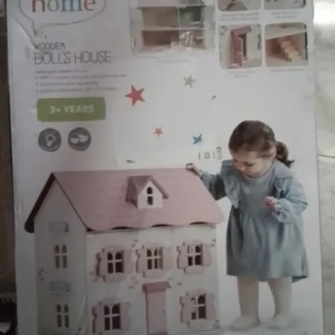 BOXED GEORGE HOME WOODEN DOLLS HOUSE
