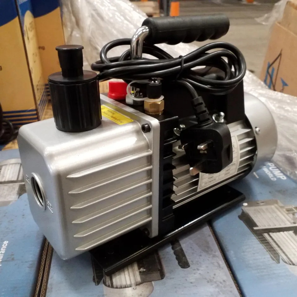 BOXED VANSTOX R4-VACPUMP1 2 STAGE VACUUM PUMP - 1CFM