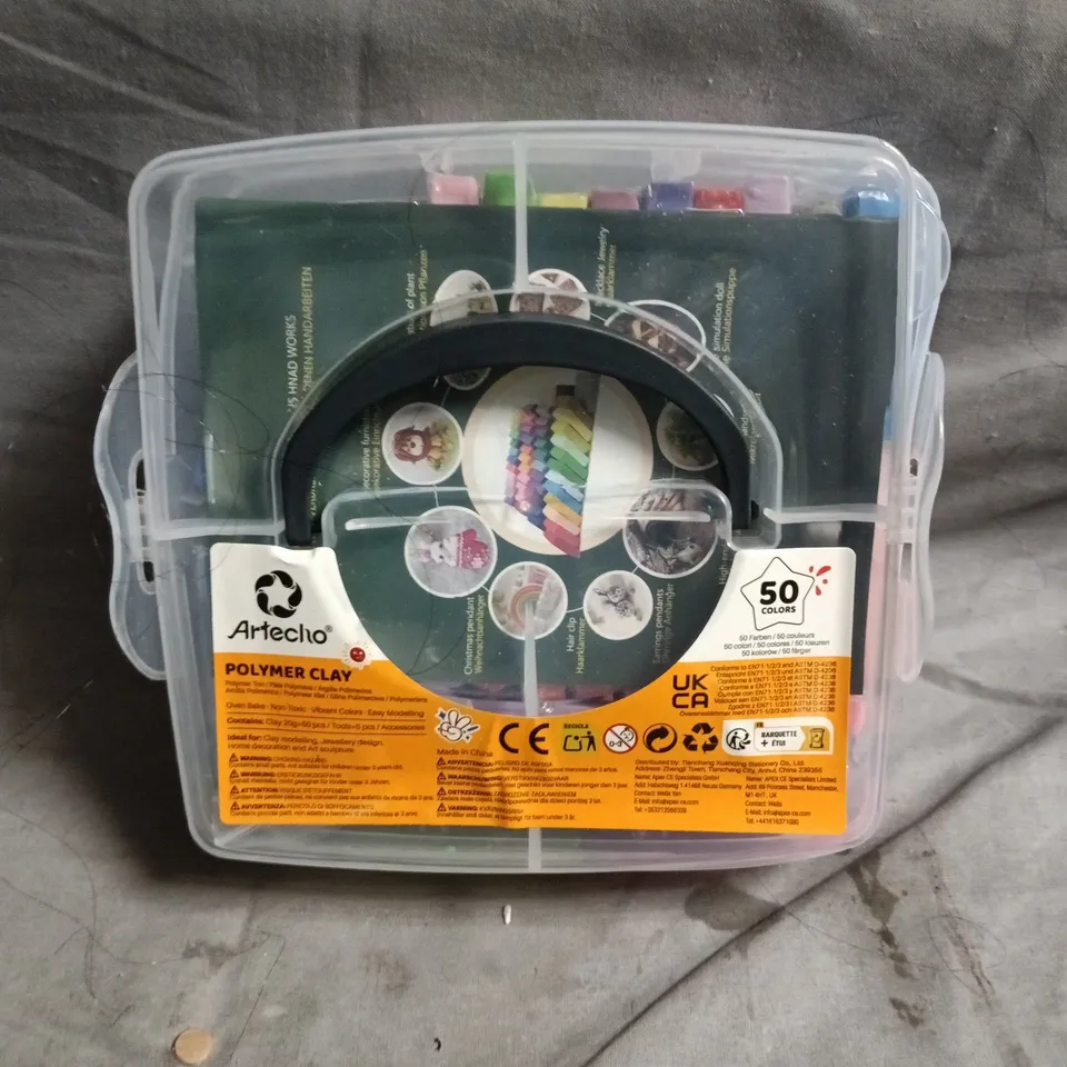 ARTECHO POLYMER CLAY PACK - 50 COLOURS