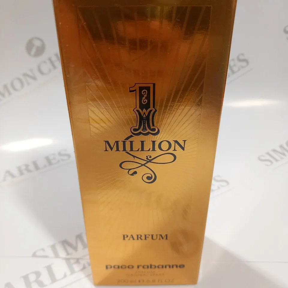 BOXED AND SEALED PACO RABANNE 1 MILLION PARFUM NATURAL SPRAY 200ML