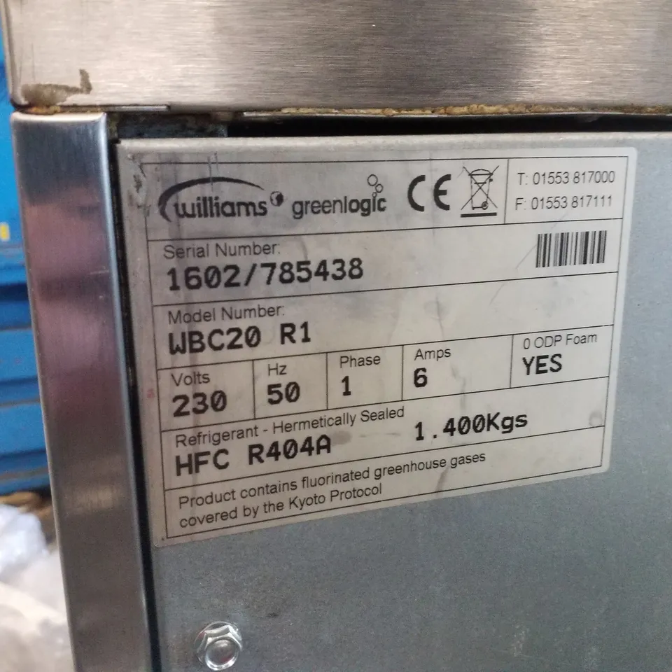 WILLIAMS WBC20 BLAST CHILLER