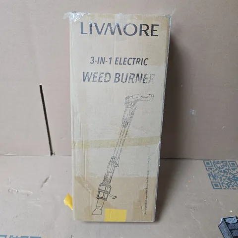 LIVMORE 3-IN-1 ELECTRIC WEED BURNER – BOXED