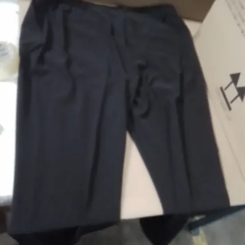 BOX CONTAINING APPROXIMATELY 20 BRAND NEW CAPSULE TAPERED BLACK TROUSERS 20R-22R