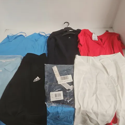LARGE QUANTITY OF ASSORTED CLOTHING ITEMS TO INCLUDE NEXT, ADIDAS AND PRIMARK