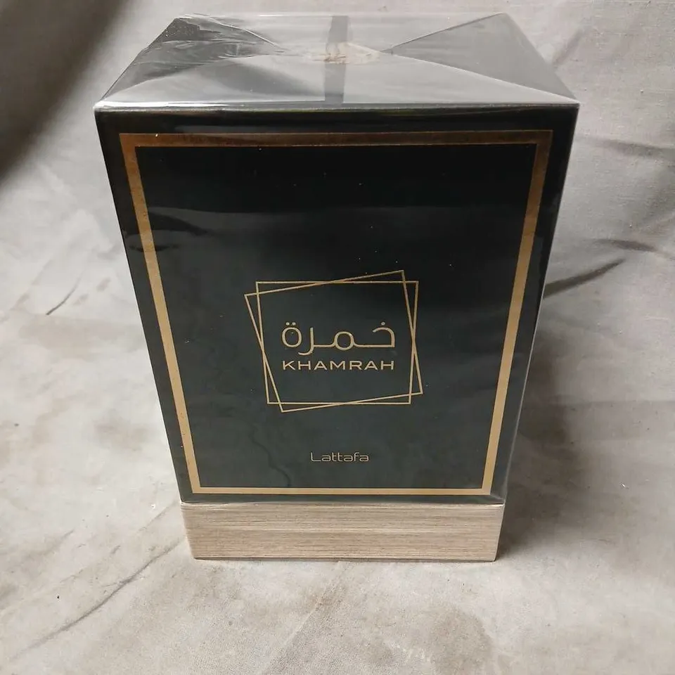 BOXED KHAMRAH LATTAFA EAU DE PARFUM 100ML
