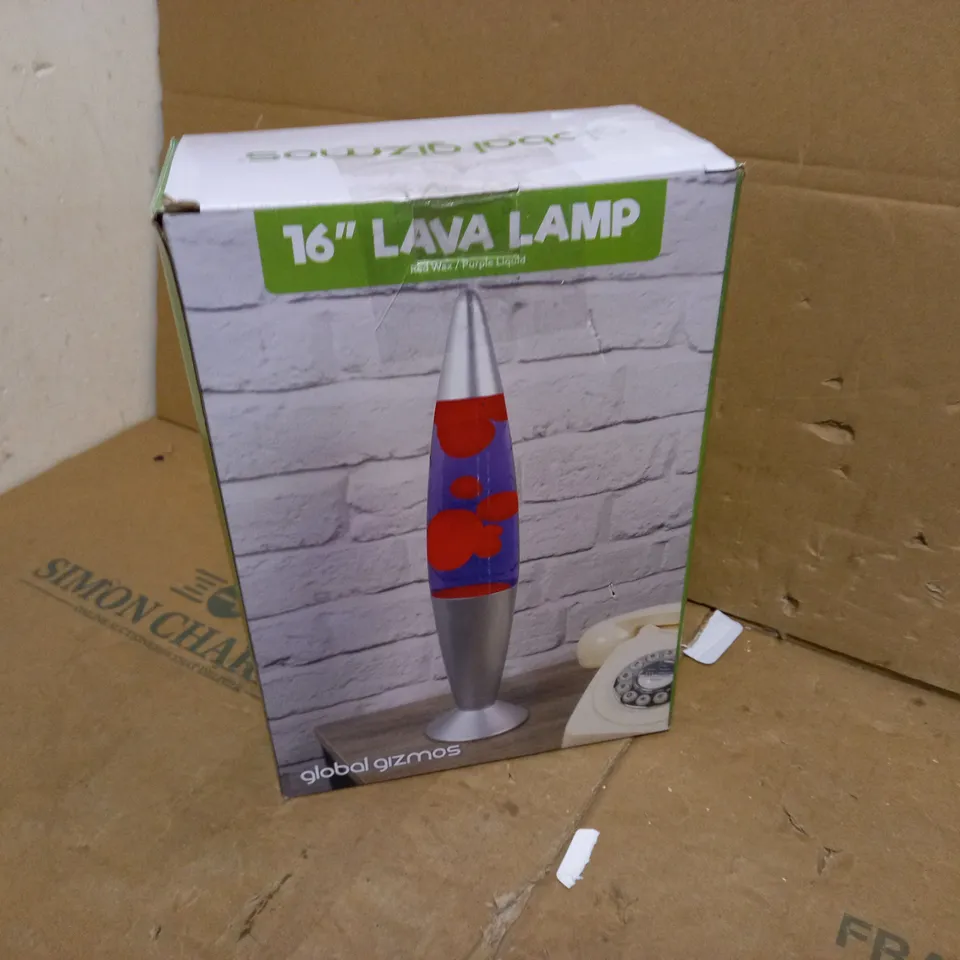 16" .LAVA LAMP