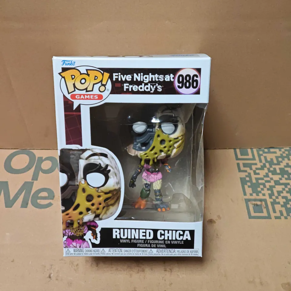 FUNKO POP! FIVE NIGHTS AT FREDDY'S RUINED CHICA – NO. 986, BOXED FIGURE