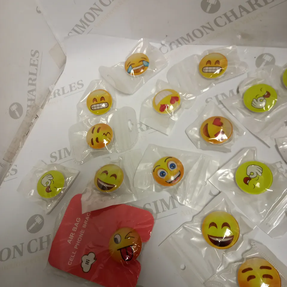 LOT OF APPROX 25 EMOJI POP SOCKETS