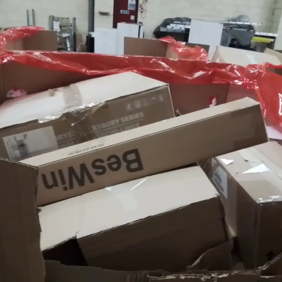PALLET OF ASSORTED HOUSEHOLD GOODS AND PRODUCTS TO INCLUDE;MONITOR SCREEN PROTECTOR,UNDERFLOOR HEATING SYSTEM,KEYBOARD 
