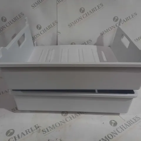 FRIDGE STORAGE DRAWERS IN WHITE