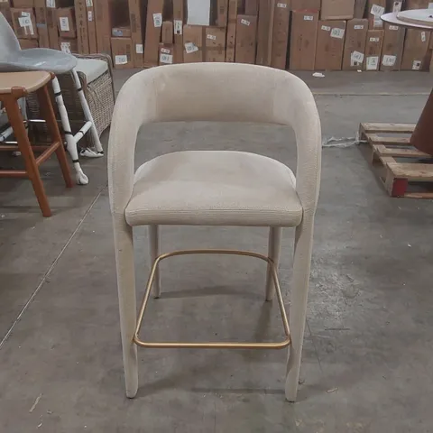 HAGEN BAR STOOL - FULLY UPHOLSTERED FRAME